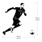 สติกเกอร์ติดผนัง / Wall Sticker Cristiano Ronaldo Portugal Football Spieler