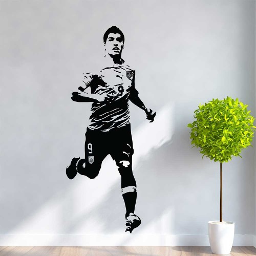 สติกเกอร์ติดผนัง / Wall Sticker  Luis Suárez Uruguay Football Spieler 