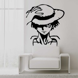 สติกเกอร์ติดผนัง / Wall Sticker  One Piece Monkey D Luffy (WD-1121)