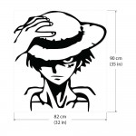 สติกเกอร์ติดผนัง / Wall Sticker  One Piece Monkey D Luffy