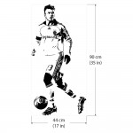 David Beckham Football Vinyl Wall Art Decal 