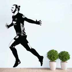 Zlatan Ibrahimovic LA Galaxy Soccer Vinyl Wall Art Decal (WD-1127)