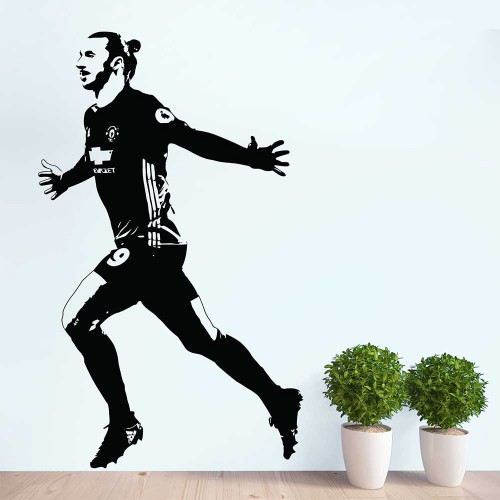 Zlatan Ibrahimovic LA Galaxy Soccer Vinyl Wall Art Decal 