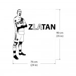 Zlatan Ibrahimovic LA Galaxy Soccer Vinyl Wall Art Decal 