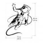 Space Astronaut Vinyl Wall Art Decal 