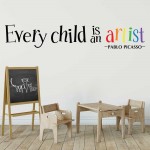 Every Child is an Artist   Wandaufkleber Wandtattoo